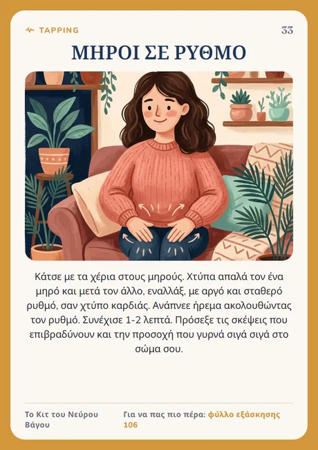 Κάρτα του νεύρου Βάγου: Μηροί σε ρυθμό